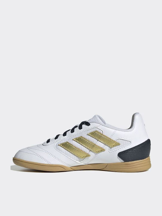 Super Sala 2 Kids Indoor Soccer Shoes White