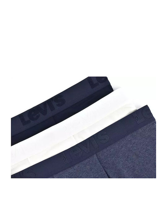 Ανδρικά Μποξεράκια Μπλε / Λευκό 3Pack