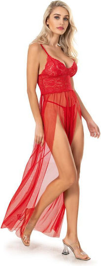 Moongirl Aspa Σετ Sexy Babydoll Κόκκινο