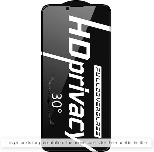 Lito Privacy Tempered Glass Black (iPhone 15 Pro Max)
