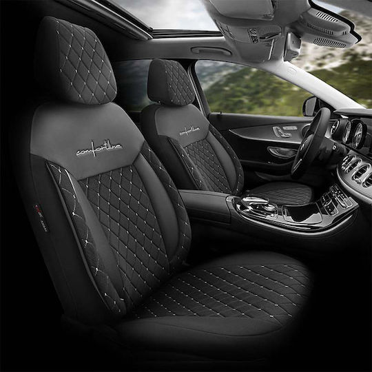Auto Gs Front Mats Universal 2pcs Black
