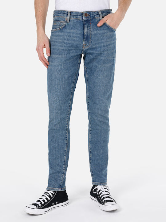 Ανδρικό Παντελόνι Τζιν με Slim Εφαρμογή Blue