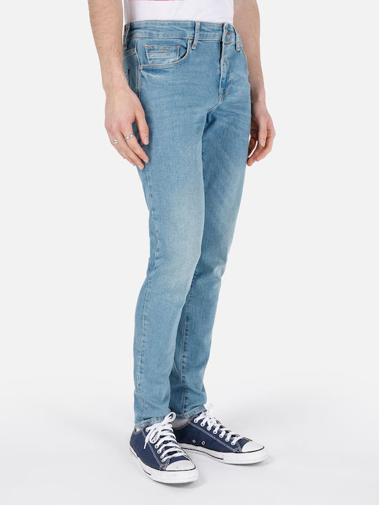 Herren Jeanshosen mit Schlank Schmal Anwendung Blau