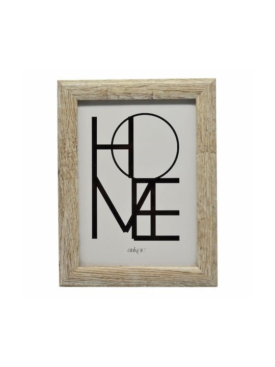 Ankor Frame Wooden 10cmx15cm with Beige Frame