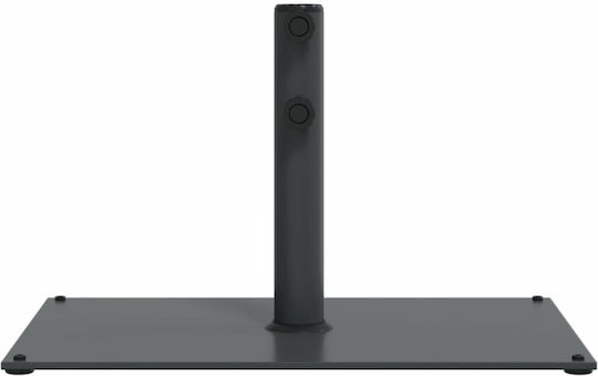 Vidaxl Umbrella Stand Pole Ø32 38 48 mm 15 kg Rectangular Grey