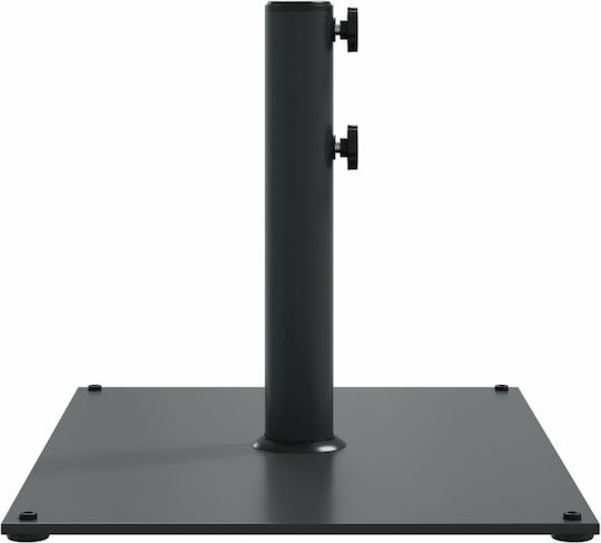 Vidaxl Umbrella Stand Pole Ø32 38 48 mm 15 kg Rectangular Grey