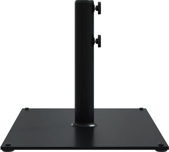 Vidaxl Umbrella Stand Base Ø32 38 48 mm 15 kg Rectangular Black