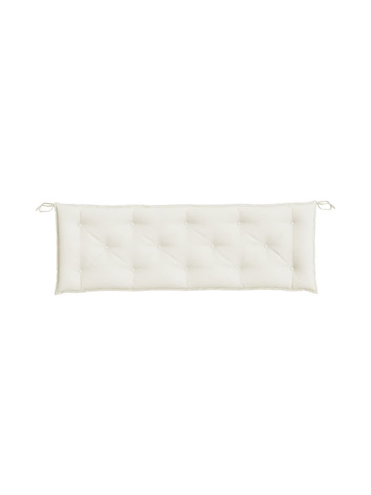 vidaXL Garden Bench Cushion with Backrest Beige 50x150cm