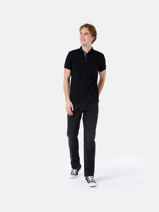 Men's Jeans Pants with Regular Fit Black