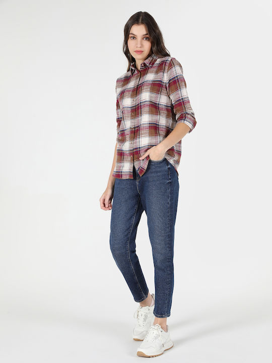 Women's Long Sleeve Shirt Bordeaux