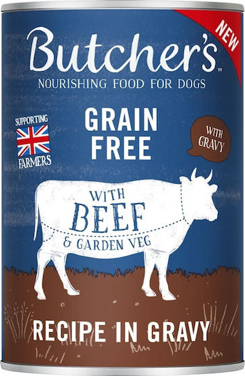 Butcher's Pet Care Original Wet Food Dogs in Cans with Chicken and Vegetables Grain-Free & Gluten-Free 6x400gr