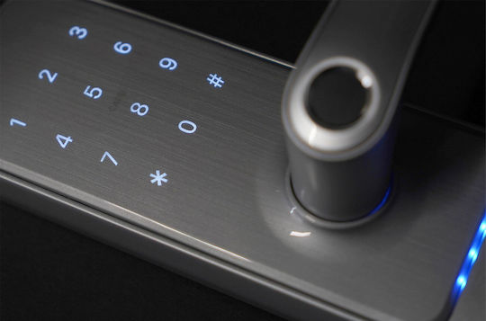 Eura Electronic Lock with RF Connectivity Silver