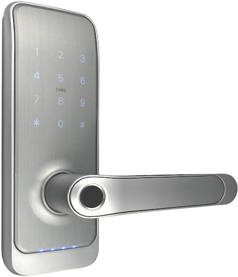Eura Electronic Lock with RF Connectivity Silver