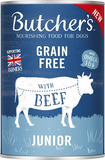 Butcher's Pet Care Original Wet Food for Puppies in Cans with Chicken Grain-Free & Gluten-Free 6x400gr