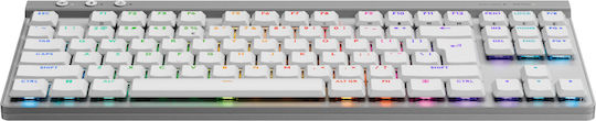 Logitech G515 Lightspeed Wireless Gaming Mechanical Keyboard Tenkeyless with GL Tactile switches and RGB lighting (English US) White