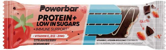 PowerBar Protein+ Μπάρα με 40% Πρωτεΐνη & Γεύση Strawberry White Choc 40gr