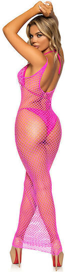 Leg Avenue Long Net Dress Rochie Sexy Roz