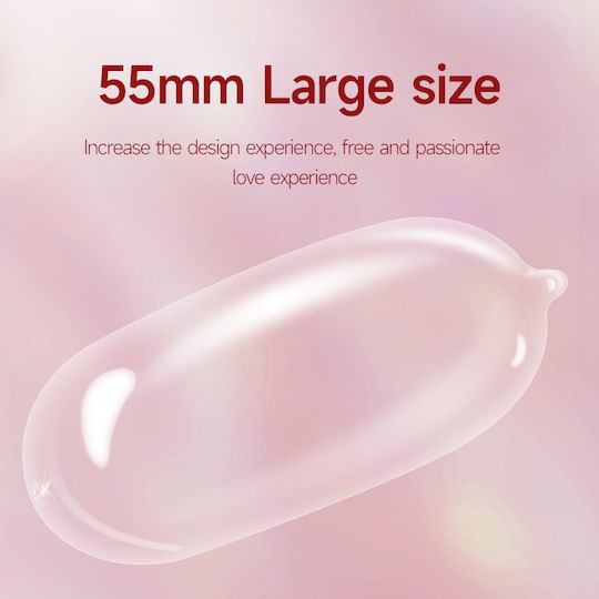 Condoms 3pcs For Large Sizes Thin For Natural Feeling Natural