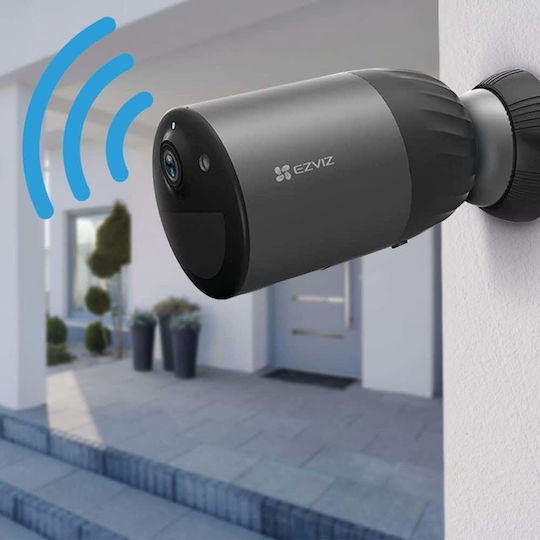 Ezviz BC1C 4K & Solar Panel F Kit IP Cameră de Supraveghere 4K Rezistentă la apă Pe baterii cu Comunicare Bidirecțională și Lentilă 2.8mm