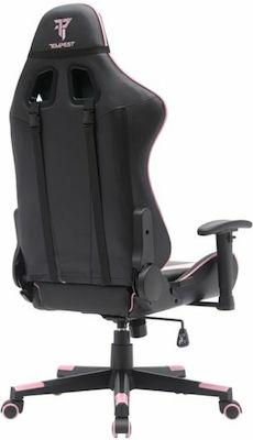 Tempest Gaming Conquer Artificial Leather Gaming Chair with Adjustable Arms Black / Pink