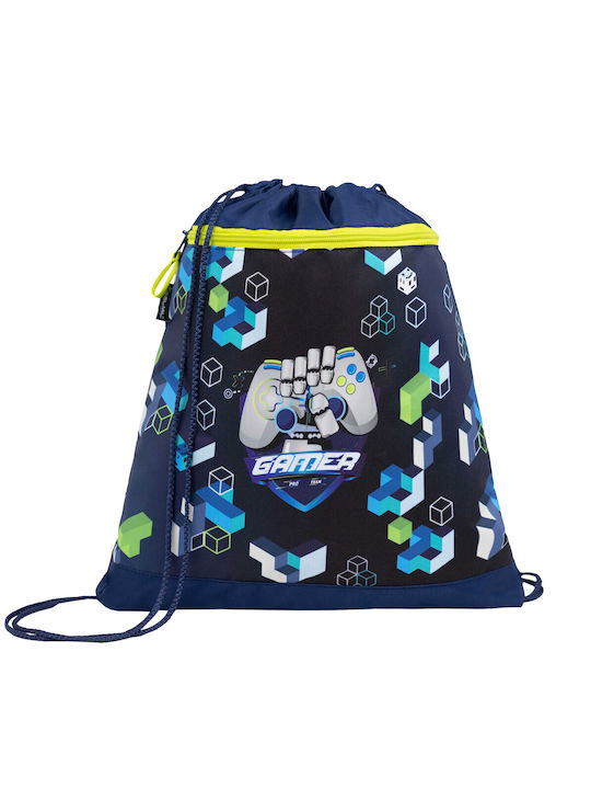 Belmil Classy School Bag Backpack Elementary, Elementary Blue with Water Bottle Holder 19Liters