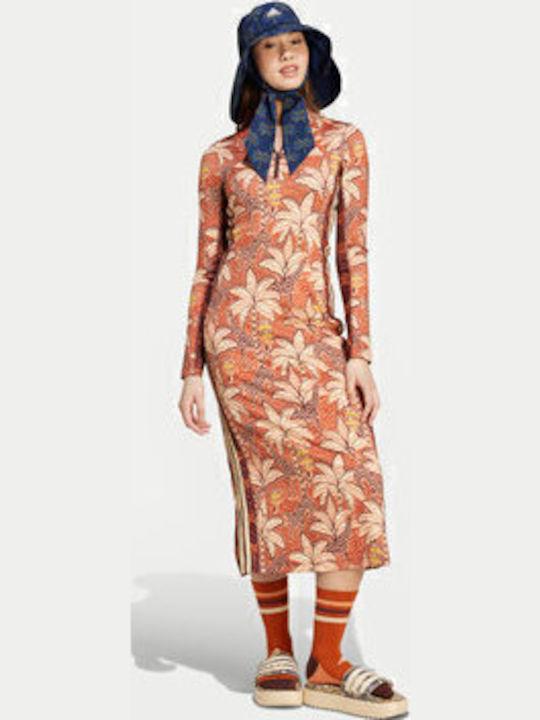 Midi Dress Orange