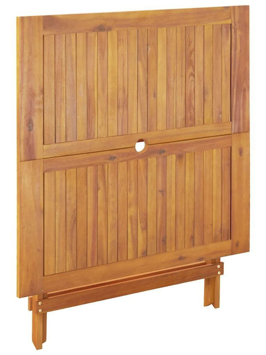 Set Sala De Mese Pentru Exterior 5 Piese Albastre/Albe Cu Perne