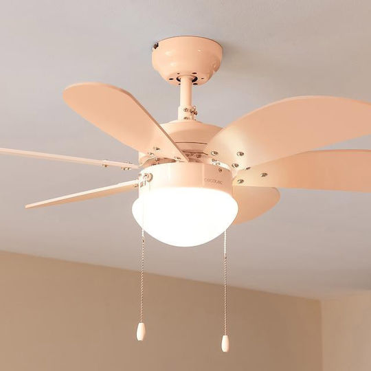Cecotec EnergySilence Aero 3600 Vision Ανεμιστήρας Οροφής 92cm με Φως Full Orange