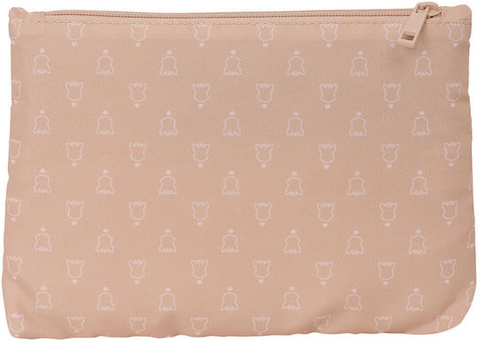 Sophie La Girafe Pencil Case with 2 Compartments Beige