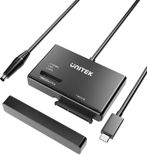 Unitek Θήκη για Σκληρό Δίσκο M.2 SATA III NVME με σύνδεση Type-C