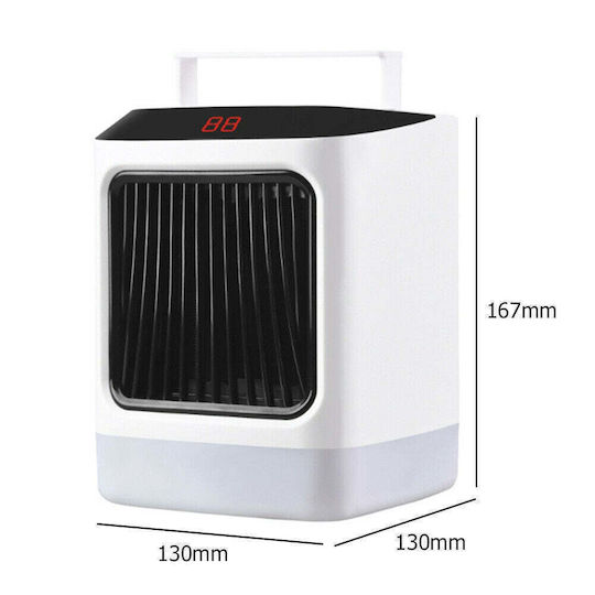 Mini Portable Heater Flippy Digital Display Smart Synchronization Colorful Night Light