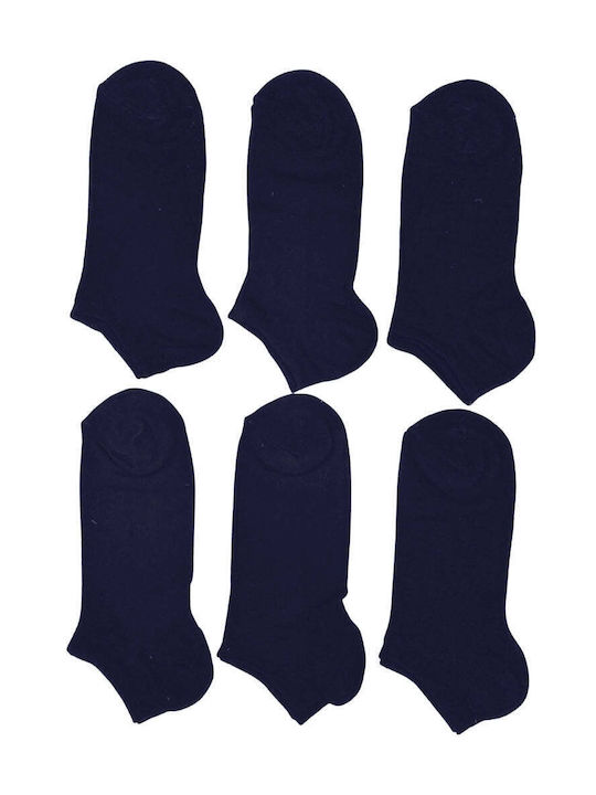 Vtex Socks Ανδρικές Μονόχρωμες Κάλτσες Μαύρες 6Pack