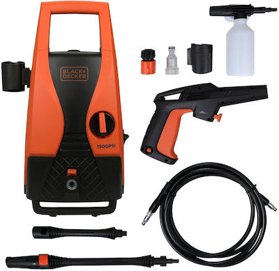 Black & Decker PW1450TD Pressure Washer Electric with Pressure 105bar