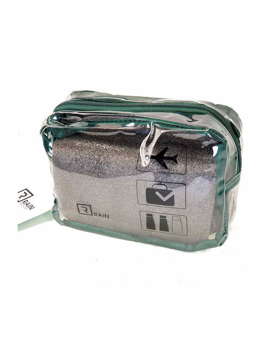 Transparent Toiletry Bag Rain Rcos102 General Use - Green