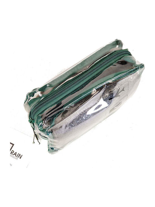 Geantă de toaletă transparentă Rain Rcos102 de uz general - Verde