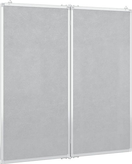vidaXL Magnetic Hanging Dry Erase Board 100x100cm