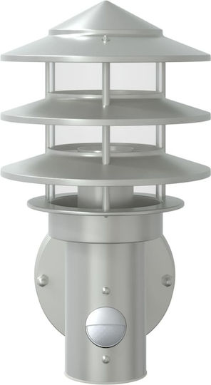 vidaXL Lumină de exterior montată pe perete E27 IP44 15.5x15.5x28εκ.