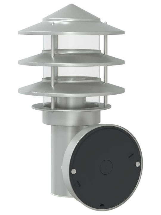 vidaXL Επιτοίχιο Εξωτερικό Φωτιστικό E27 IP44 15.5x15.5x28εκ.