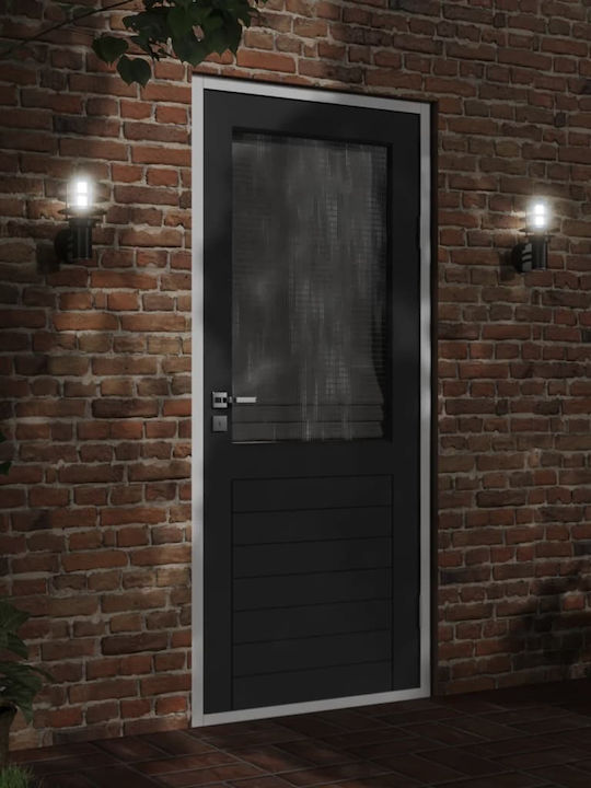 vidaXL Επιτοίχιο Εξωτερικό Φωτιστικό E27 IP44 15.5x15.5x28εκ.