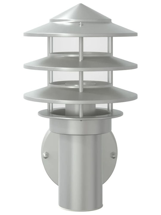 vidaXL Wall-Mounted Outdoor Light E27 IP44 15.5x15.5x28εκ.