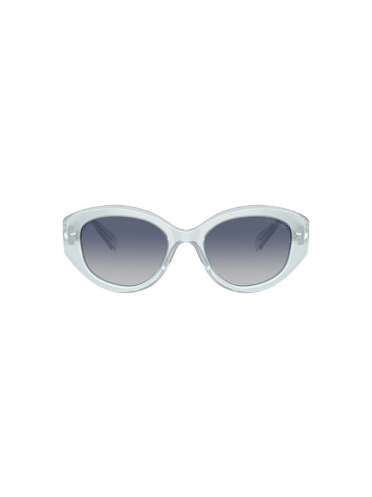 Swarovski Women's Sunglasses with Blue Plastic Frame and Blue Gradient Lens SK6005 10018G