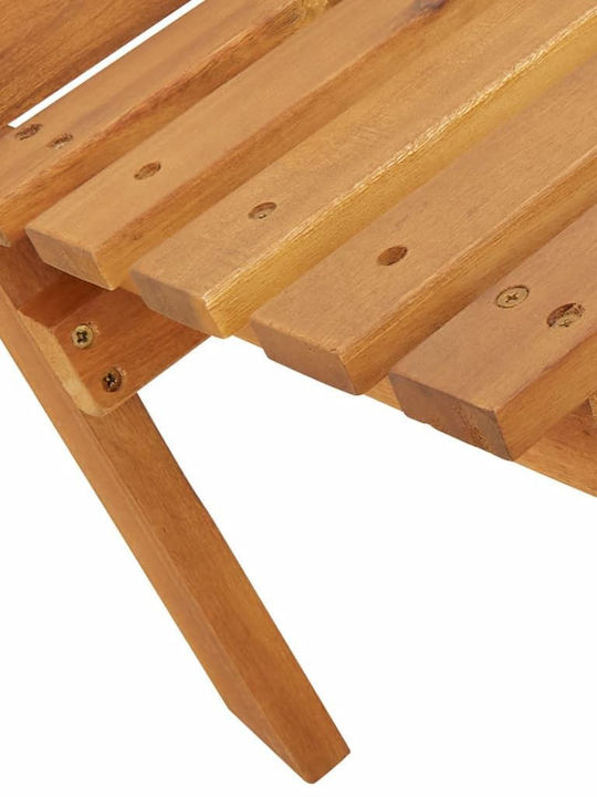 Градински Стол Дървен Бежов 2 Бройки 41x28x68см