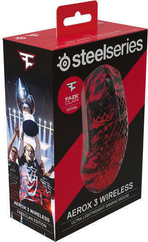 SteelSeries Aerox 3 Ασύρματο RGB Gaming Ποντίκι 18000 DPI Γκρι
