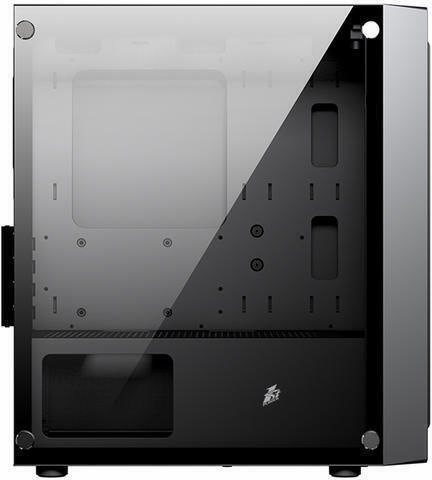1STPLAYER BS-2 Gaming Mini Tower Κουτί Υπολογιστή με Πλαϊνό Παράθυρο Μαύρο