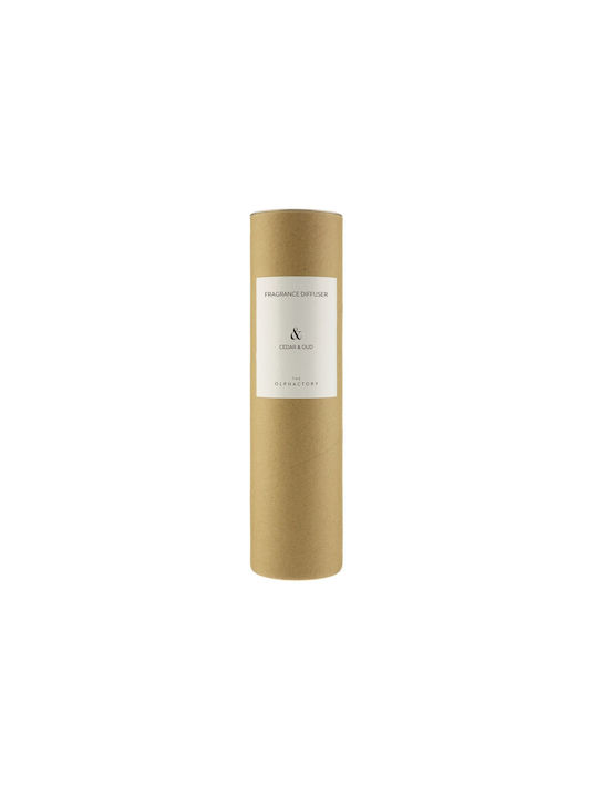 Bastonase și difuzor olfactiv pentru cameră cu parfum de cedru și oud, 250ml