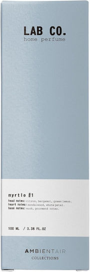 Αρωματικό Χώρου Στικς 100ml Myrtle #1 Diffuser Lab Co