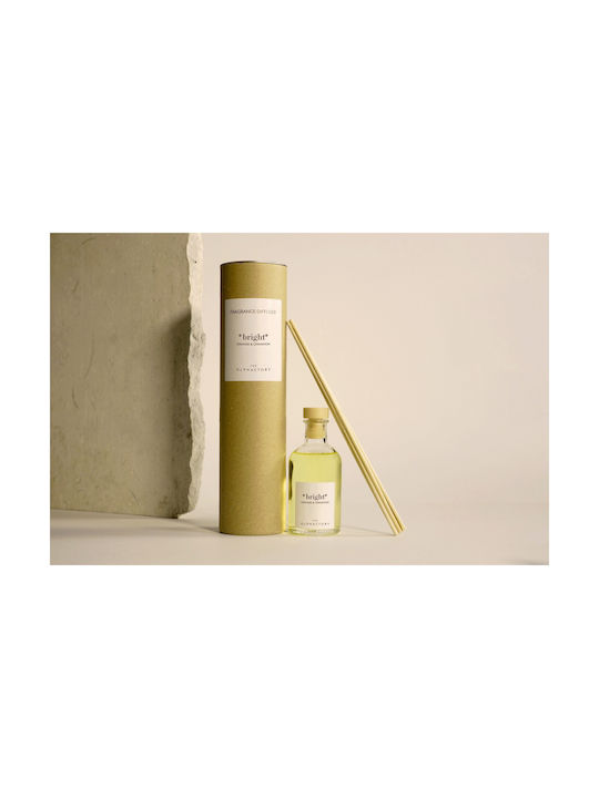 Αρωματικό Χώρου Στικς 100ml Orange & Cinnamon Bright Diffuser Olphactory