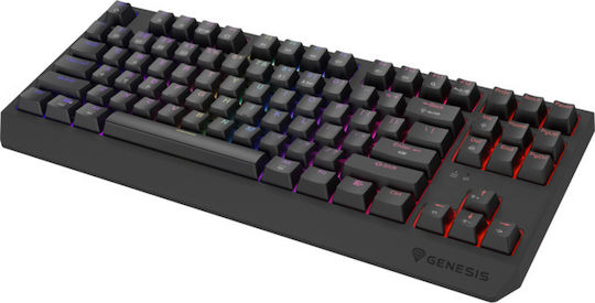 Genesis Thor 230 TKL Ασύρματο Gaming Μηχανικό Πληκτρολόγιο Tenkeyless με Outemu Panda διακόπτες και RGB φωτισμό (Αγγλικό US)