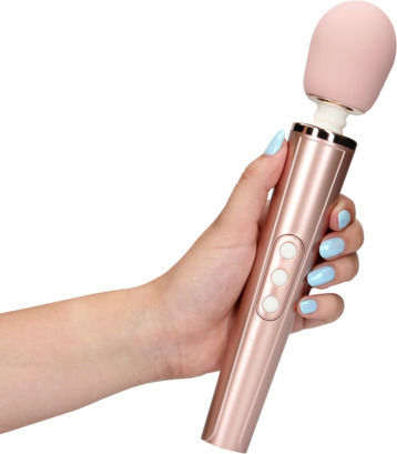 Συσκευή Μασάζ Loveline Powerful Silicone Head Massage Wand Vibrator Ροζ