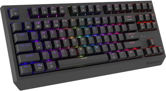 Genesis Thor 230 TKL Wireless Gaming Mechanical Keyboard Tenkeyless with Outemu Silent Lemon switches and RGB lighting (English US)